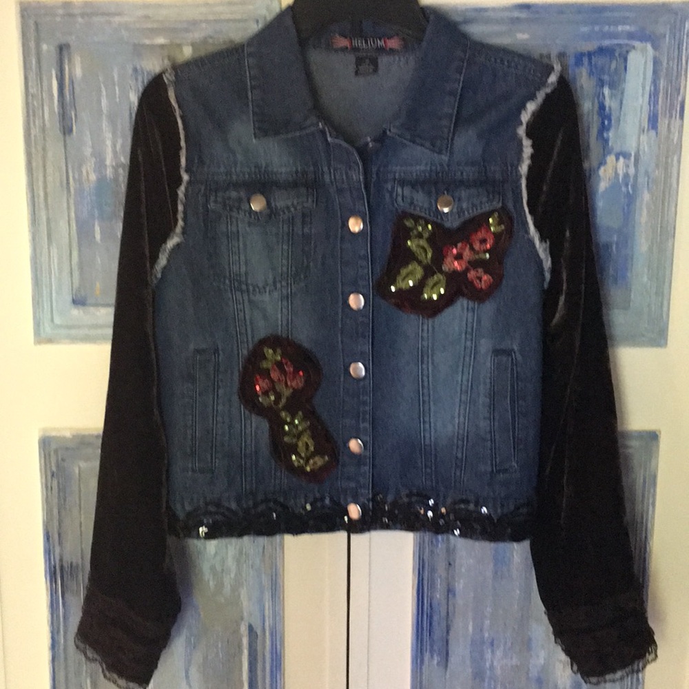 Jean Jacket (Upcycled). It’s a smaller medium.